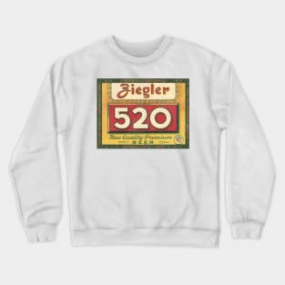 Ziegler 520 Beer Retro Defunct Breweriana Crewneck Sweatshirt